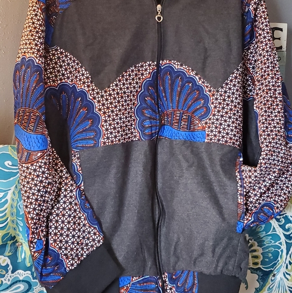 African print boomer jackets - Picture 2 of 4